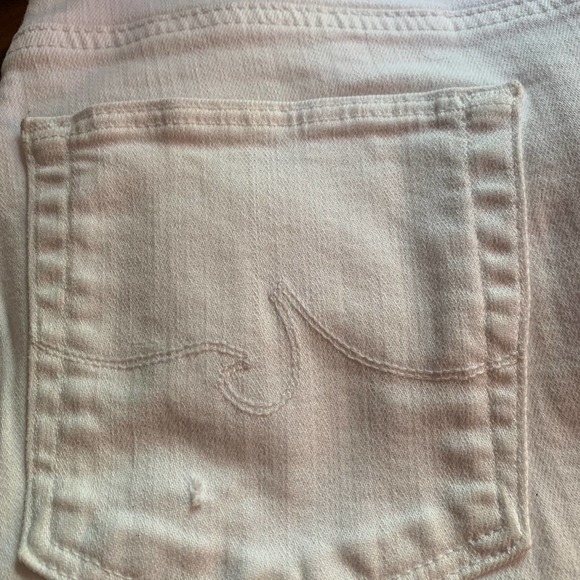 AG The Prima Cigarette Leg White Jeans Womens Ankle 29R $210 - Picture 12 of 12
